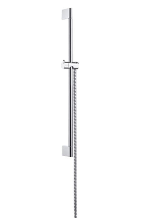 Hansgrohe-HG-Brausenstange-UnicaCrometta-650mm-chrom-mit-Metaflex-1600mm-27615000 gallery number 1